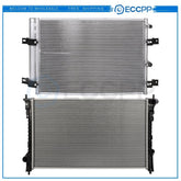 Radiator & Condenser Cooling Kit For 2007-2012 Ford Edge 2008-2011 Lincoln MKX