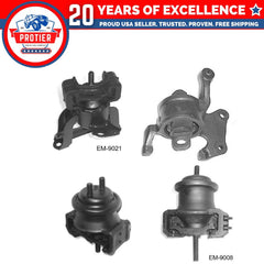 Motor & Trans Mount Set for 1995 - 2002 Mazda Millenia 2.3L 4PCS Replaces A6492 6B93BC-57