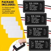 LED Flasher Control Module 16 Selectable Flash Warning Strobe Patterns 12V 6B93BC-57