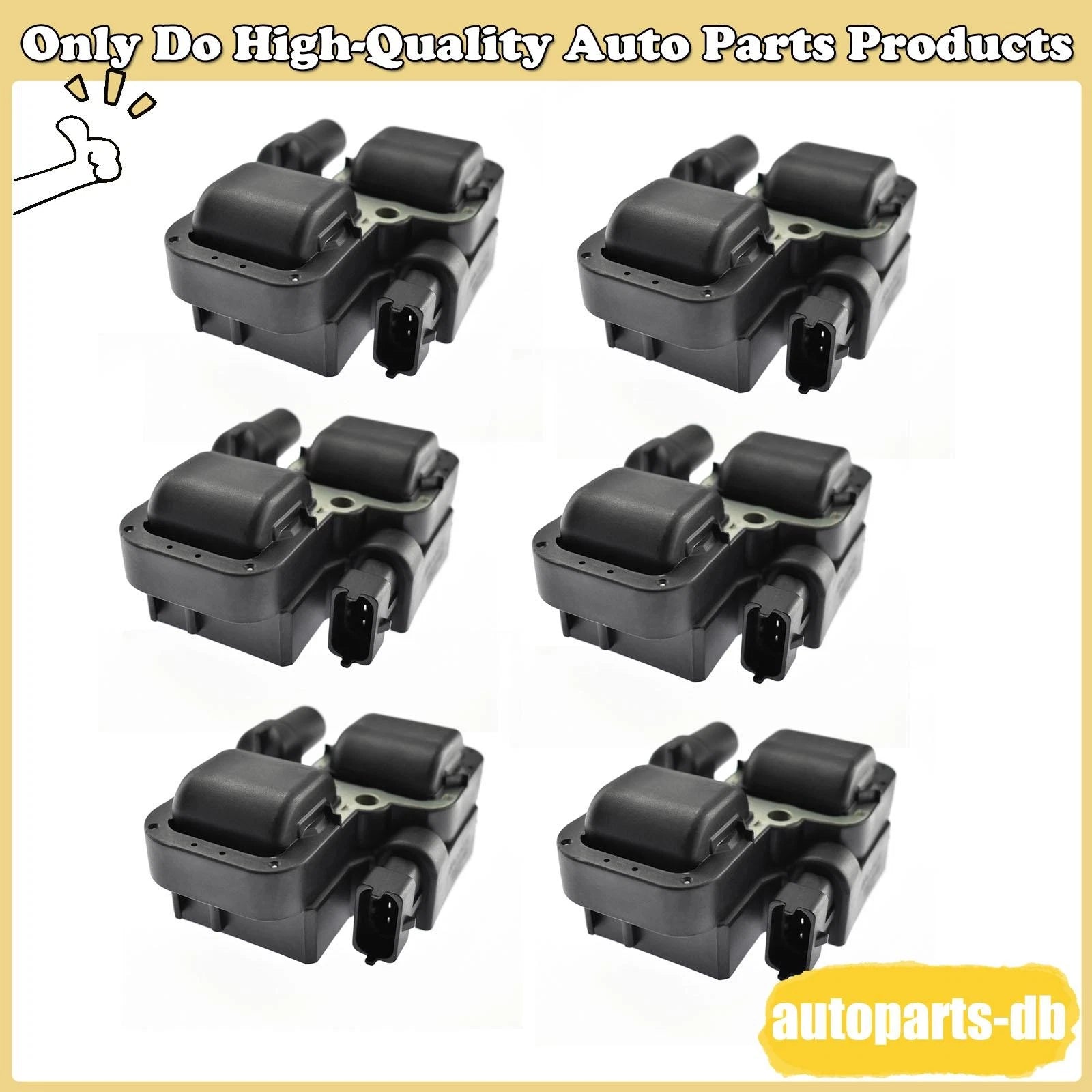 6x Ignition Coil for Chrysler Crossfire Mercedes C240 E320 ML320 G500 CLS500 6B93BC-57