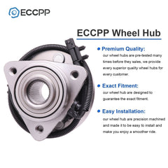 2Pcs Wheel Hub Bearings Front For 2008 2009-2011 Jeep Liberty Dodge Nitro W /ABS 6B93BC-57