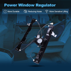 For Ford Explorer 2008-2002 Front Driver Side Window Regulator w/ Motor