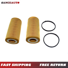 2PCS Engine Oil Filter for 05-13 Audi VW 2.0L 2.5L A4 Jetta Golf 06D115562 6B93BC-57