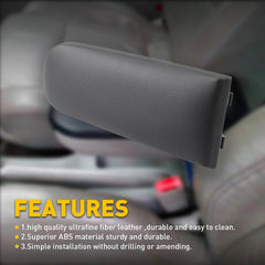 For VW GOLF Beetle 1999-2009 Black Leather Console Center Armrest Cover Lid EOA 6B93BC-57