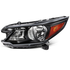 ECCPP Headlight Assembly For Honda CR-V CRV 2.4L 2012-2014 Left Side Black Amber 6B93BC-57