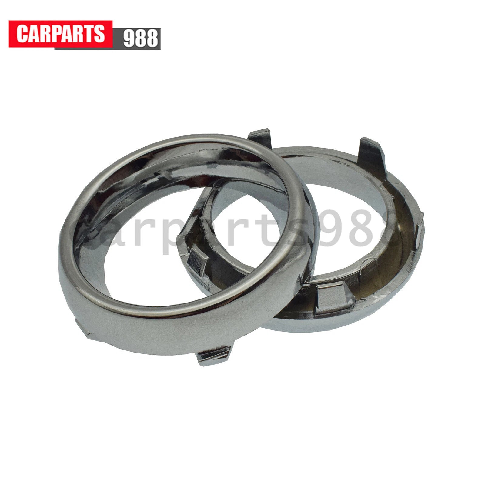 2Pcs Front Left Right Fog Light Trim Set for 2011-2016 Chrysler Town & Country 6B93BC-57