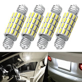 4x AUXITO 39MM 40MM 41MM 42MM 212-2 578 211 White LED Dome Roof Light Bulb EOA AUXITO