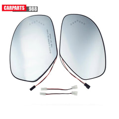 Pair LH RH Mirror Glass Heated For 2007-13 Cadillac Chevy Tahoe GMC Yukon Sierra 6B93BC-57