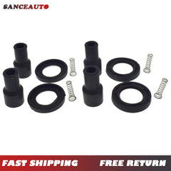 4 Sets Spark Plugs Cap Connector Ignition Coils Tip Cover 90919-11009 For Toyota 6B93BC-57