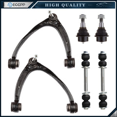 Front Upper Control Arms Sway Bars For 2007-2014 GMC YUKON SILVERADO SIERRA 1500