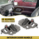 2X Left & Right Interior Door Panel Handle Gray For 1995-1999 Chevrolet K1500 6B93BC-57
