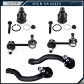 6Pc Front Ball Joints Tie Rods Sway bar Links Kit For Acura Tsx & Honda Accord 6B93BC-57