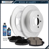 Rear Ceramic Brake Pads And Rotors For 07-11 Dodge Nitro 08-12 Jeep Liberty 6B93BC-57