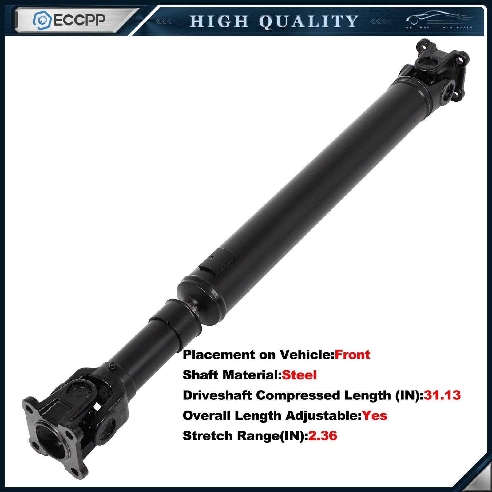 ECCPP Front Driveshaft For Nissan Armada Frontier Suzuki Titan Titan 938-209 ECCPP