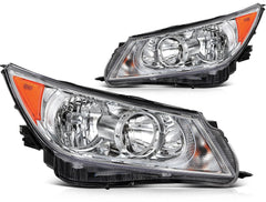 For 2010 2011-2013 Buick LaCrosse Chrome Housing Left+Right Headlights Assembly 6B93BC-57
