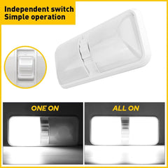 5PCS 12V Led RV Dome Light Ceiling Interior Lighting For Trailer Camper RV 48LED 6B93BC-57