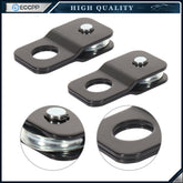2x Heavy Duty Recovery Pulley Winch Snatch Block - 4 Ton 8,800 lb For 07-20 Jeep