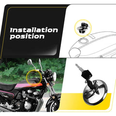 Fuel Gas Tank Cap for 2005 - 2009 Suzuki Boulevard S50 VS800 1999-2007 GZ250 EOA 6B93BC-57