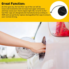 1 Fuel Gas Tank Filler Cap Cover Black For Hyundai Kia 2006-2020 Car Accessories 6B93BC-57