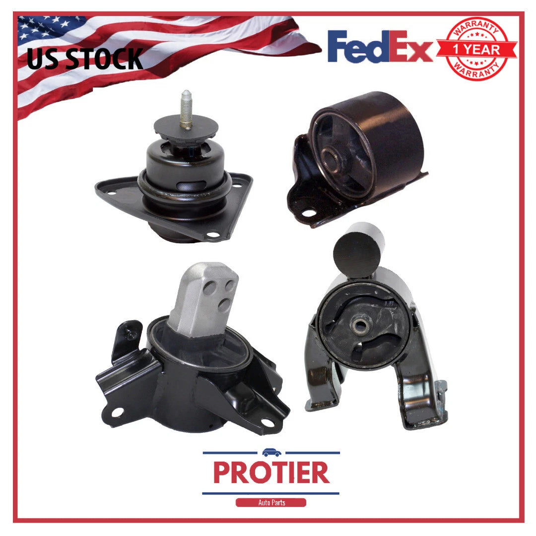 Engine & Trans Mount Set 4PCS for Kia Passenger Car Forte Koup L4 2.0l 1998cc 6B93BC-57