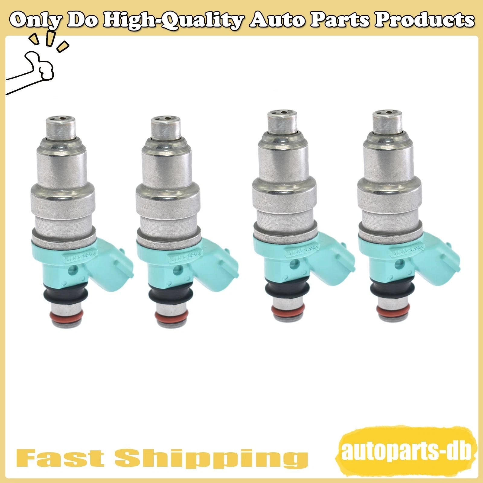 4x Fuel Injector for 1988-92 Toyota Carina Corana Carmy 23250-74110 23209-74110 6B93BC-57