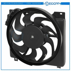 Radiator Cooling Fan Assembly For 1997 1998 1999 2000 2001 Jeep Cherokee 6B93BC-57
