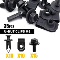 Body Bolts U-nut Clips Engine M6 Cover Undertray Splash Guard Shield For Honda 6B93BC-57