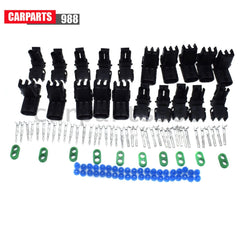 10Pcs 2 Way Weather Pack Series Male & Female Connector Harness Kit 12010973 6B93BC-57