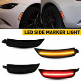 4PCS FOR MAZDA MIATA MX-5 2016-2022 LED SIDE MARKER LIGHT FRONT REAR SMOKED LENS 6B93BC-57