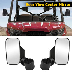 UTV Rear View Side Set Mirrors For Polaris Ranger XP RZR Crew 570 800 900 1000 6B93BC-57