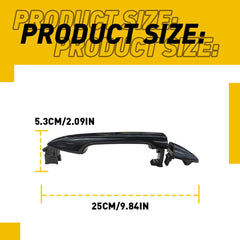 Exterior Door Handle For 2011-2016 Toyota Sienna Black Front Passenger Side US 6B93BC-57