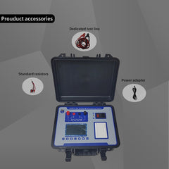 JH2810 1mA~10A Milli Ohm Meter Transformer DC Winding Resistance Tester