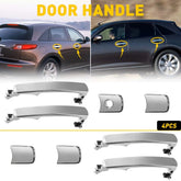 4X Front Rear Exterior Outside Door Handle for Nissan Rogue Murano Infiniti EOA 6B93BC-57