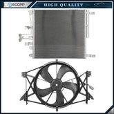 Electric AC Condenser Cooling Fan Kit For 2013 2014 2015 2016-2018 Ram 1500 6B93BC-57
