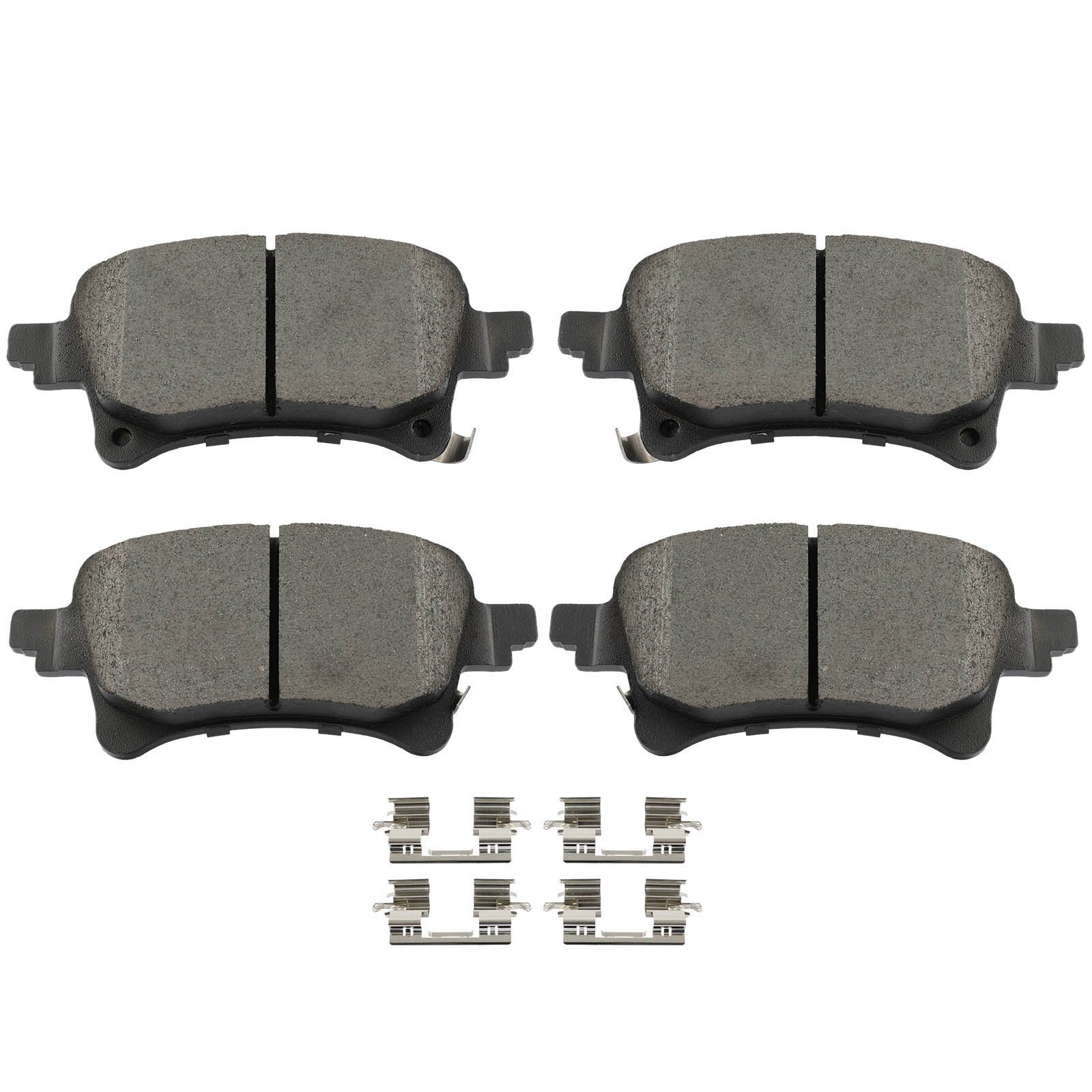 Rear Premium Ceramic Brake Pads for 2020 - 2023 Jeep Gladiator Wrangler 6B93BC-57