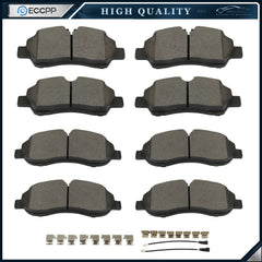 4pc Front Rear Ceramic Brake Pads for Ford Transit-150 Transit-250 Transit-350 KOEEP