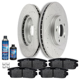 Slotted Brake Rotors Brake Pads For 2007-2009 Chevrolet Equinox Pontiac Torrent 6B93BC-57