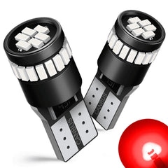 2X Red CANBUS T10 168 194 192 921 24H LED Dome Map Side Wedge Light Bulb USEOA 6B93BC-57