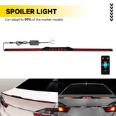 Sequential Spoiler Mounted LED 3rd Third Brake Stop DRL Taillight Warning Light 6B93BC-57