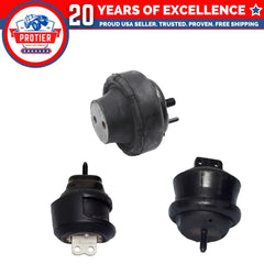 Engine Motor & Trans Mount Set 3PCS for 1993 - 1995 Ford Taurus 3.2L Replaces 6B93BC-57