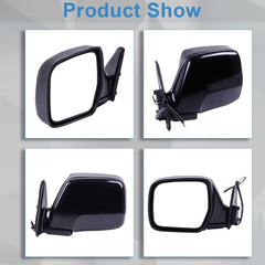 Driver Side Power Mirror For 96-98 Toyota Land Cruiser Lexus Lx450 Left Black 6B93BC-57