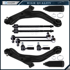 Front Tie Rod Sway Bar Control Arm and Ball Joint For 2005-2009 Mercury Mariner 6B93BC-57