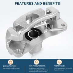 Rear Brake Calipers 2Pcs For 2005 Saab 9-2X 1998-2002 2004-2008 Subaru Forester 6B93BC-57