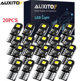 AUXITO 20pcs 6000K T10 194 168 Car Interior Kit Side Marker LED Light Bulb White AUXITO