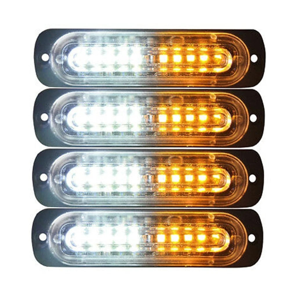 Car 10-LED Strobe Emergency Surface Lamps Mount Flashing Lights For Truck Pickup 6B93BC-57
