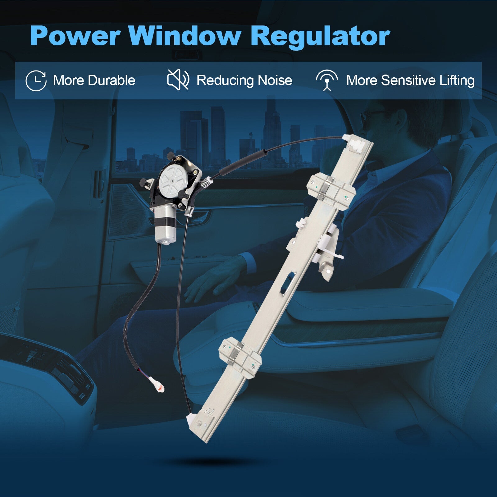 For 99-05 Suzuki Grand Vitara Front Left Power Window Regulator With Motor 2002 6B93BC-57