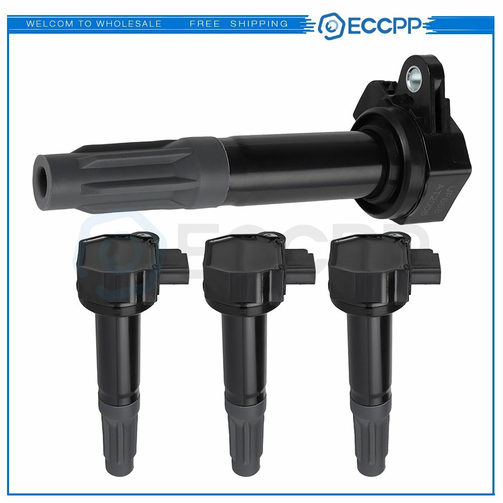 4 Pack of UF668 Ignition Coil For Subaru Legacy Outback 2.5L H4 2010 2011 2012 6B93BC-57