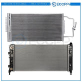 Radiator & Condenser Cooling Kit For 08-09 Buick LaCrosse 06-11 Chevrolet Impala 6B93BC-57