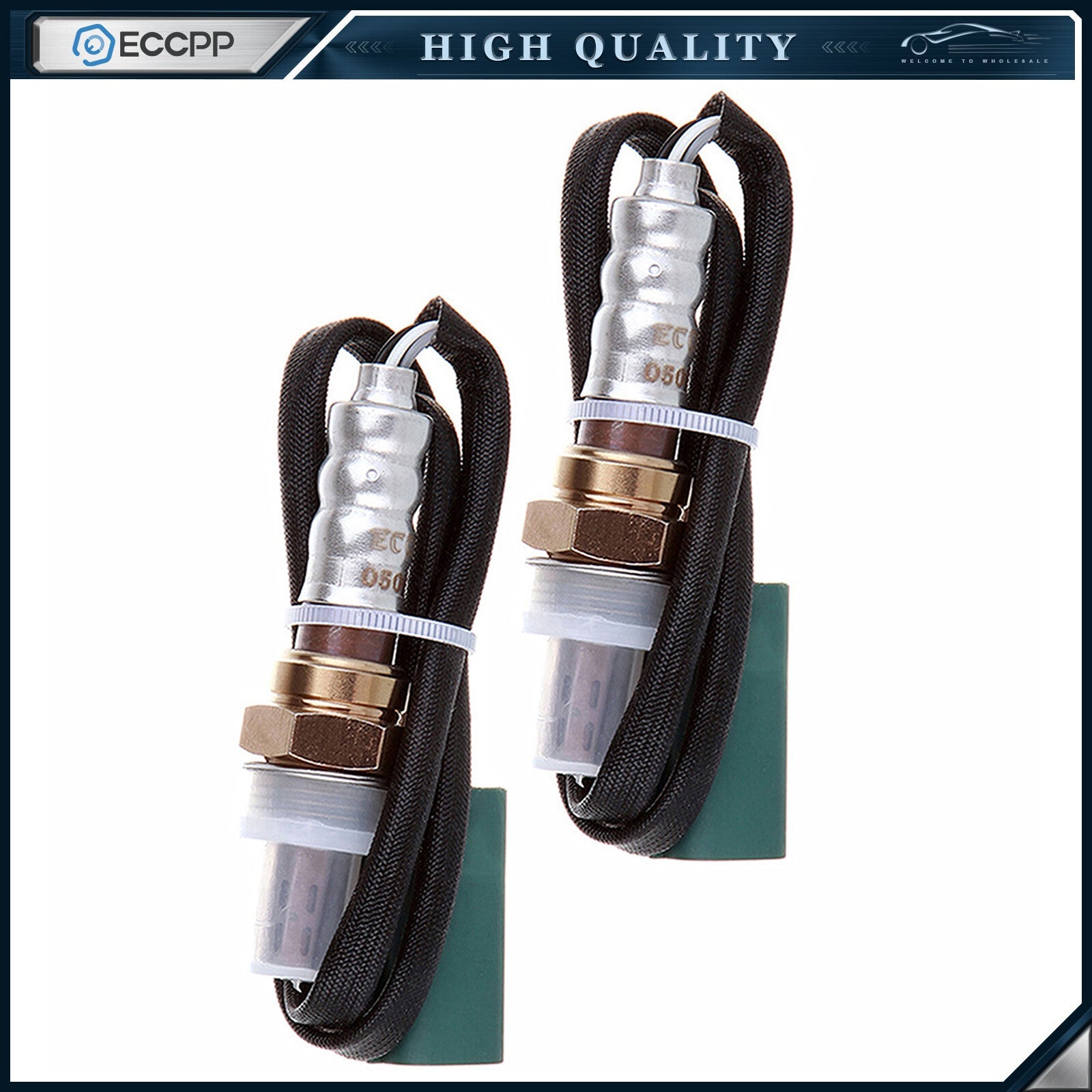 Downstream Front & Rear 02 O2 Oxygen Sensor for 03-08 Nissan Murano 3.5L 2pcs 6B93BC-57