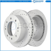 Front Drilled Disc Brake Rotors for GMC Chevrolet Sierra Silverado 2500 3500 HD 6B93BC-57